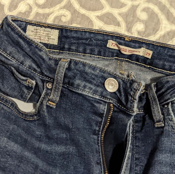 721 HIGHRISE skinny jeans Size 29 LEVI'S - Picture 4 of 5